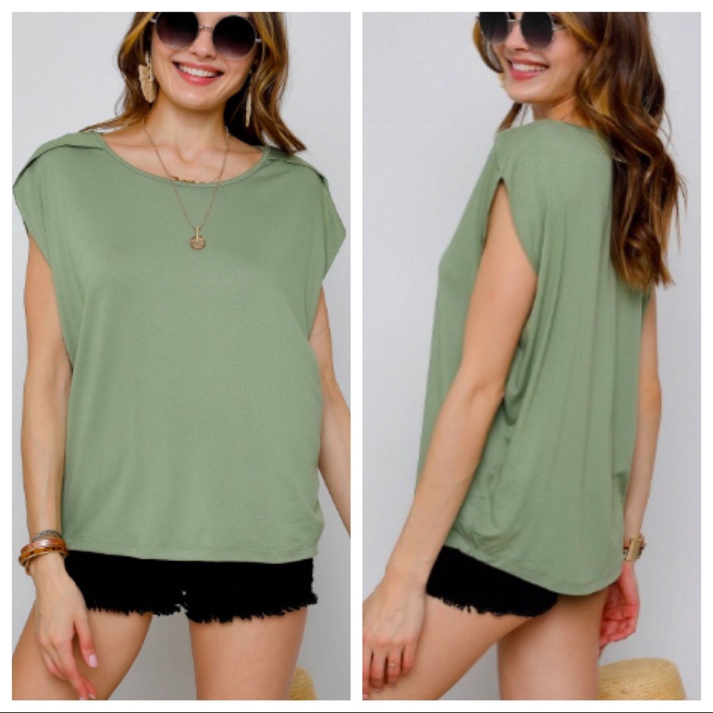 Comfortable and Stylish Top - Sage Green